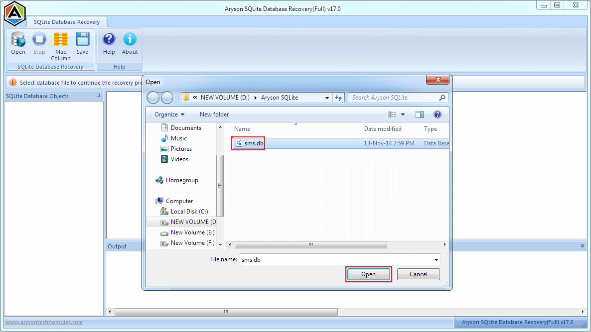 SQLite Database Recovery