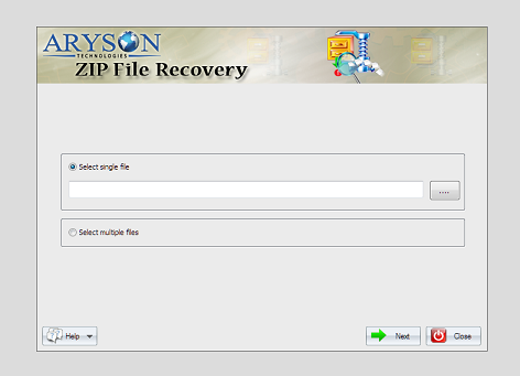 Aryson Zip Repair screenshot