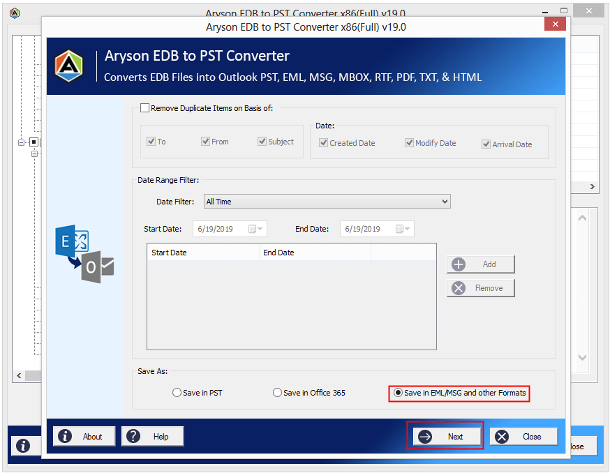 EDB to PST Converter