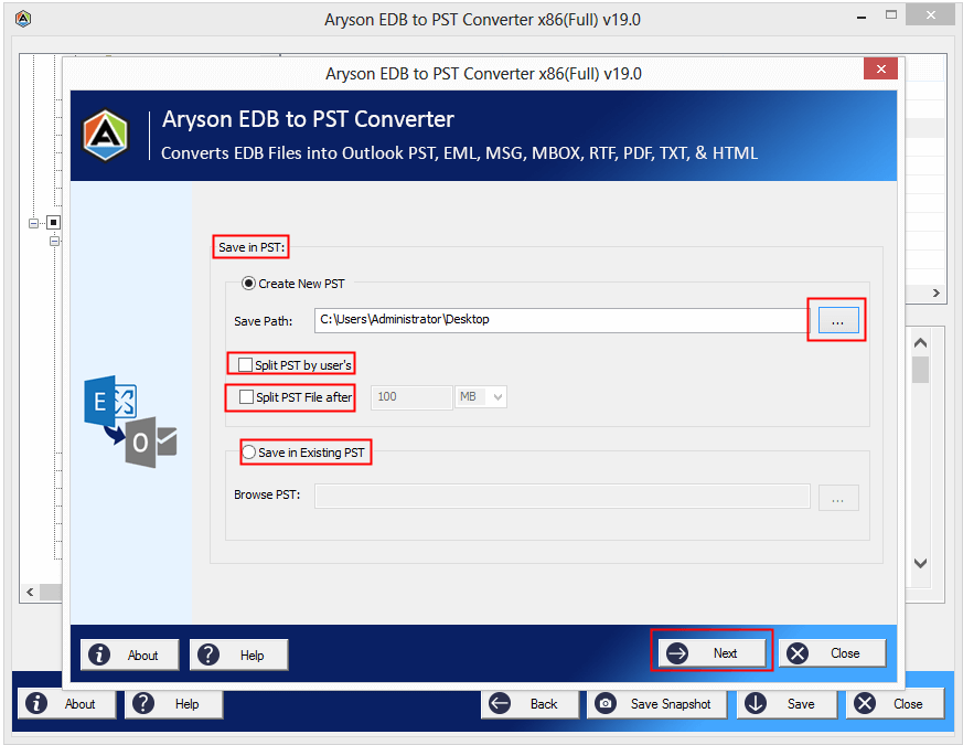 EDB to PST Converter