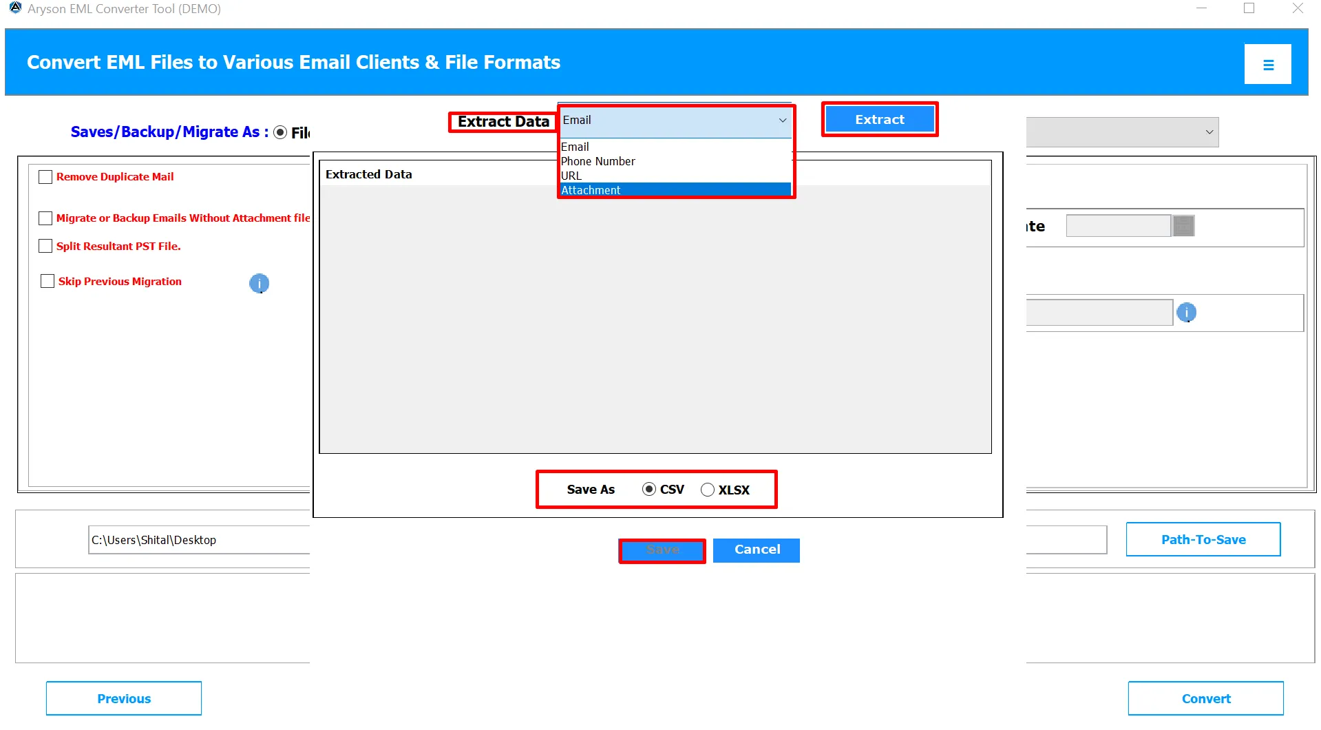 How to Use Aryson PST Contacts Export Tool