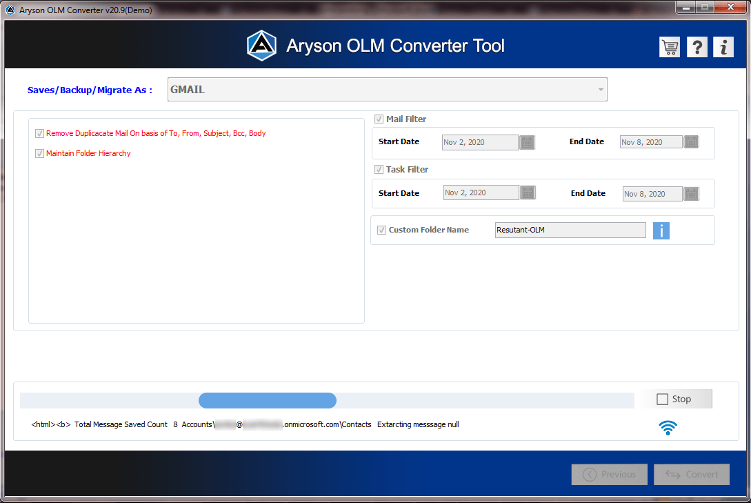 OLM Converter