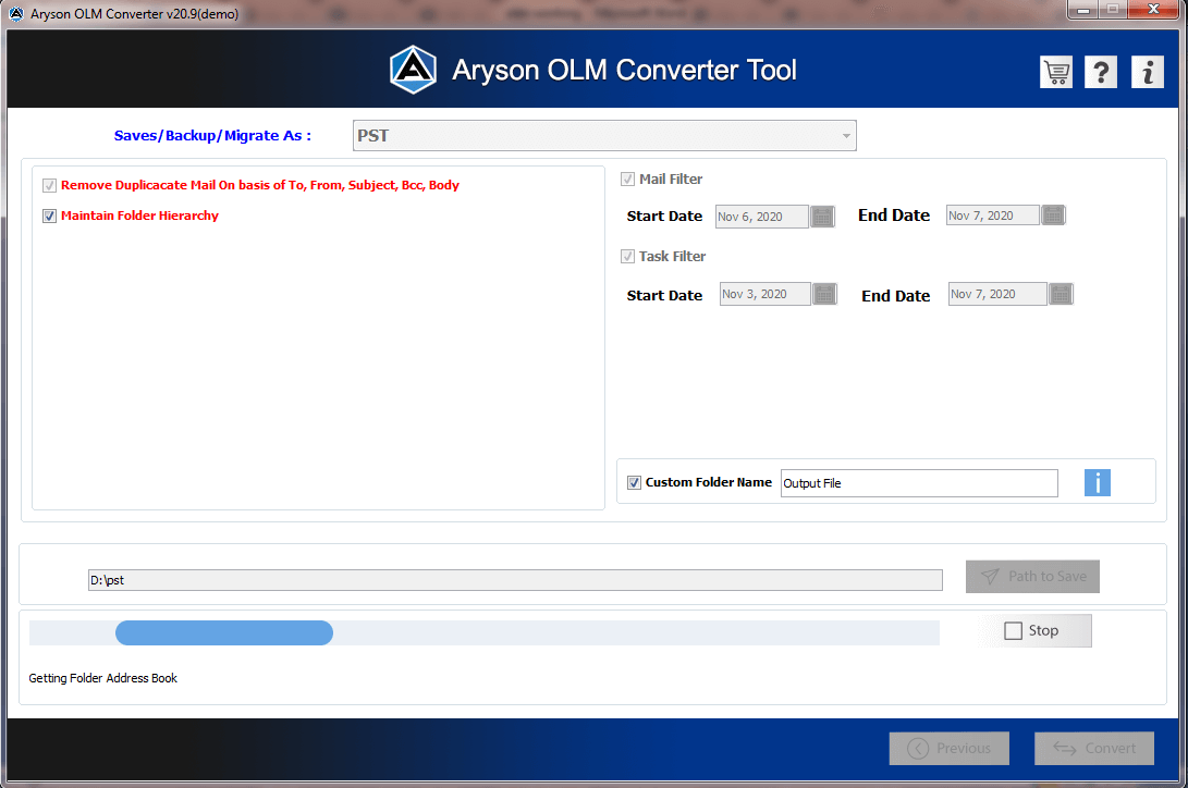 OLM Converter