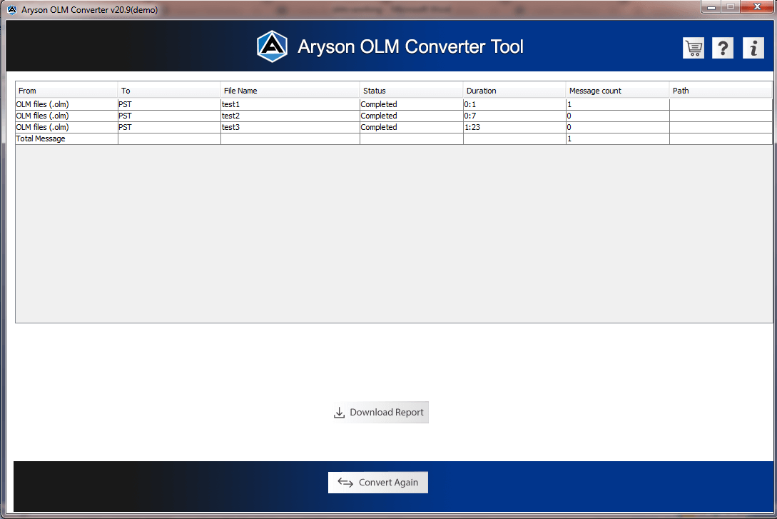 OLM Converter