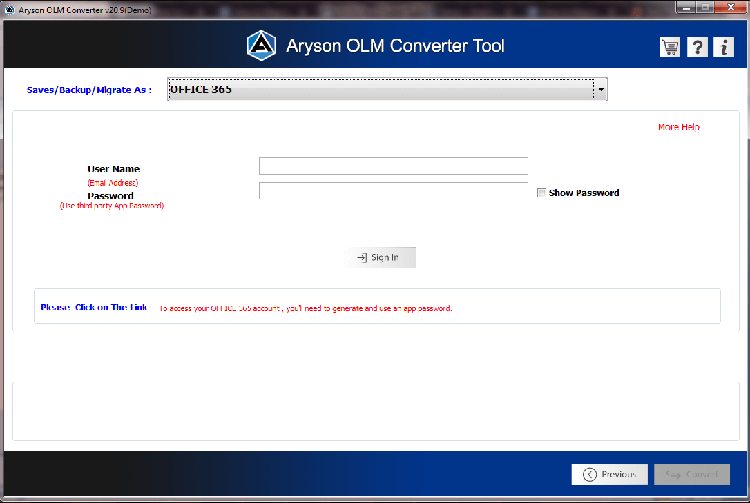 OLM Converter