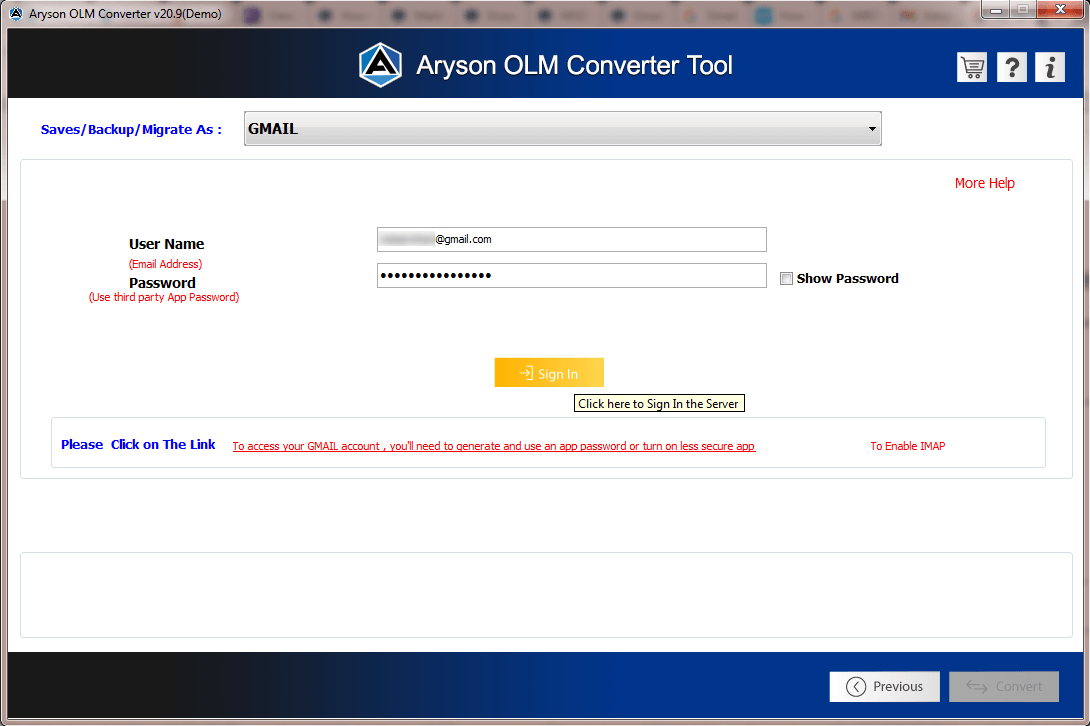 OLM Converter