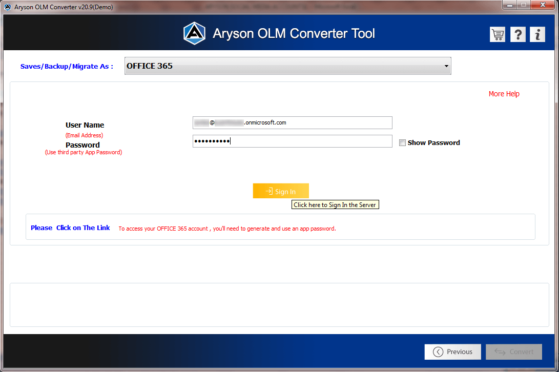 OLM Converter