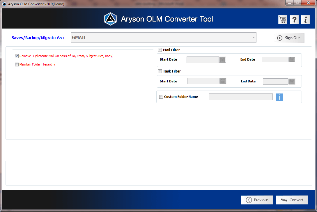 OLM Converter