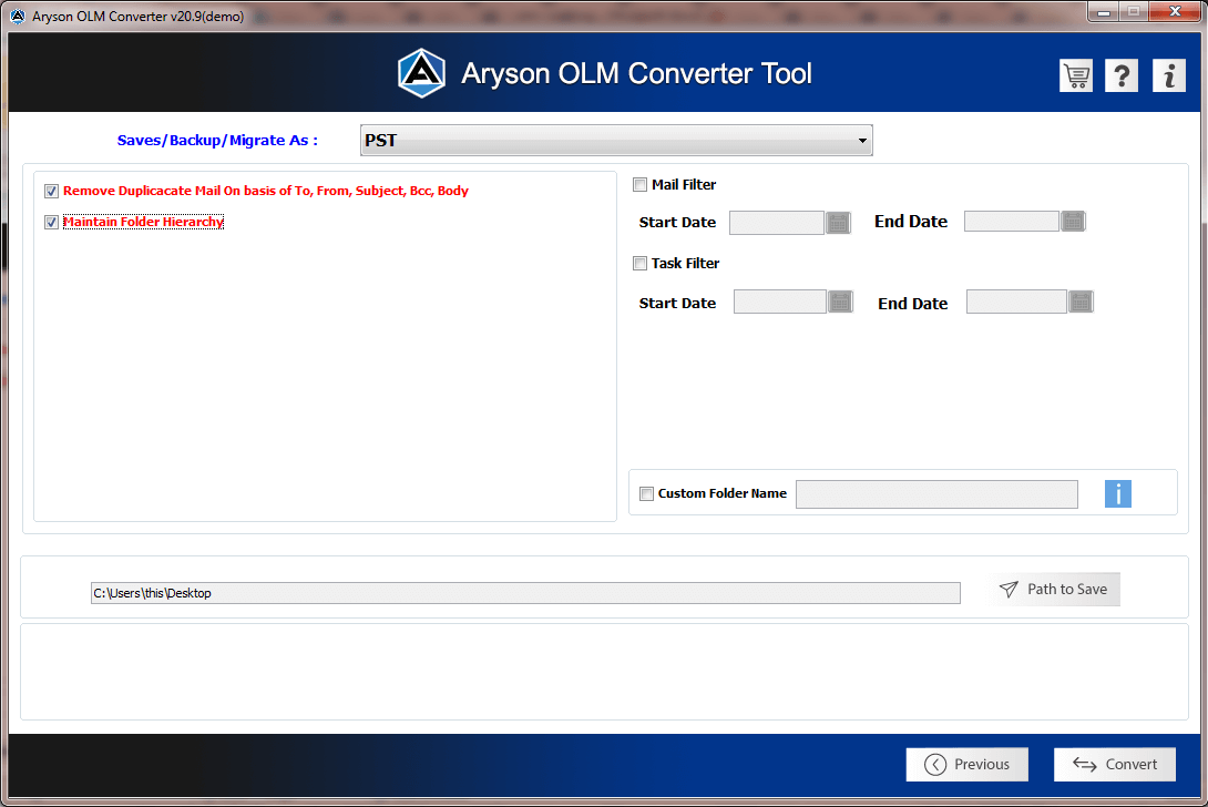 OLM Converter