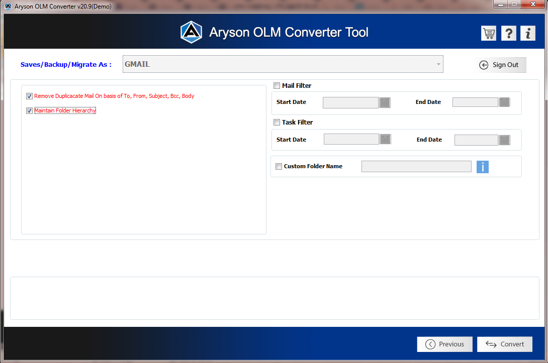 OLM Converter