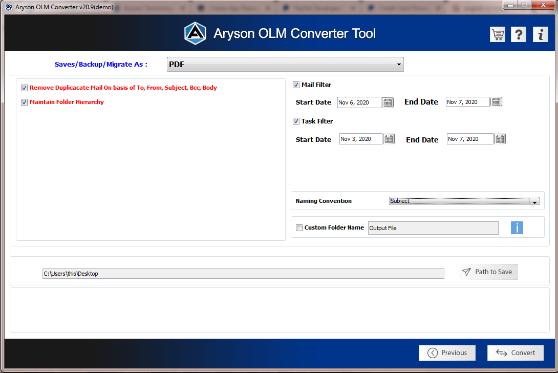 OLM Converter