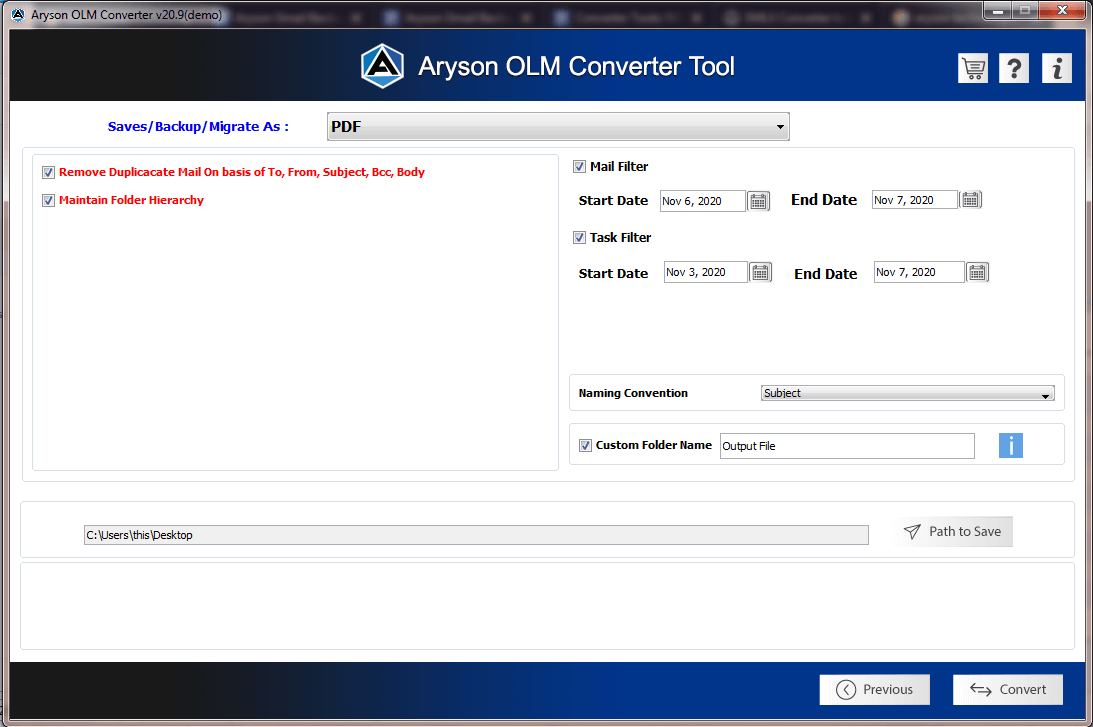 OLM Converter