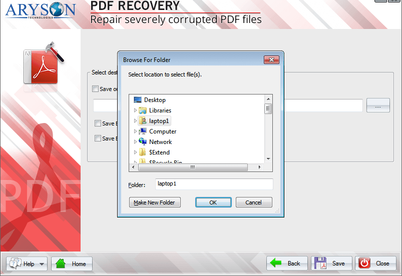 Save PDF File