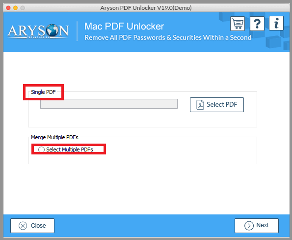 Mac PDF Password Unlocker