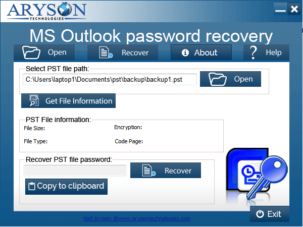 View Outlook Password