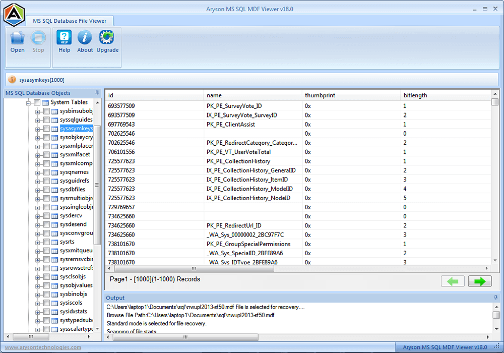 sql viewer