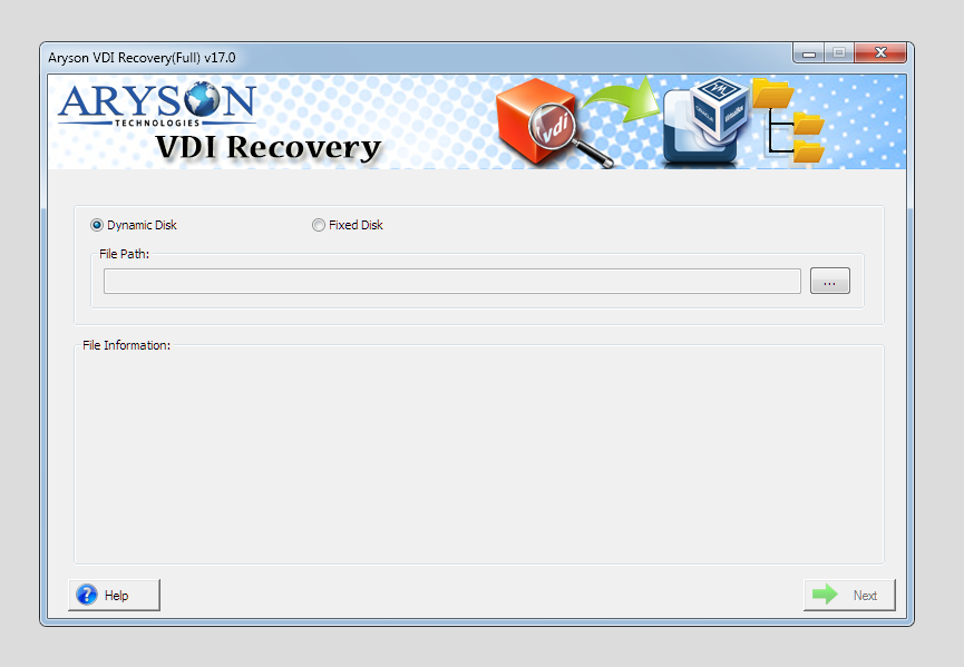 VDI Recovery interface