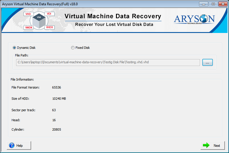 Virtual Machine Data Recovery