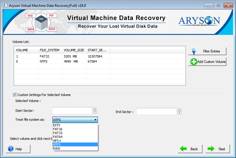 Virtual Machine Data Recovery