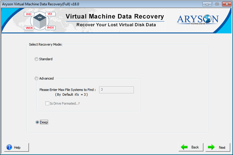 Virtual Machine Data Recovery