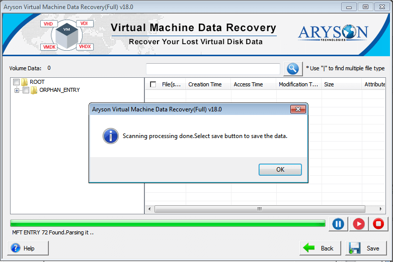 Virtual Machine Data Recovery