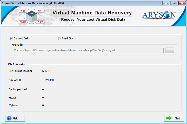 Virtual Machine Data Recovery