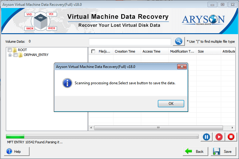 Virtual Machine Data Recovery