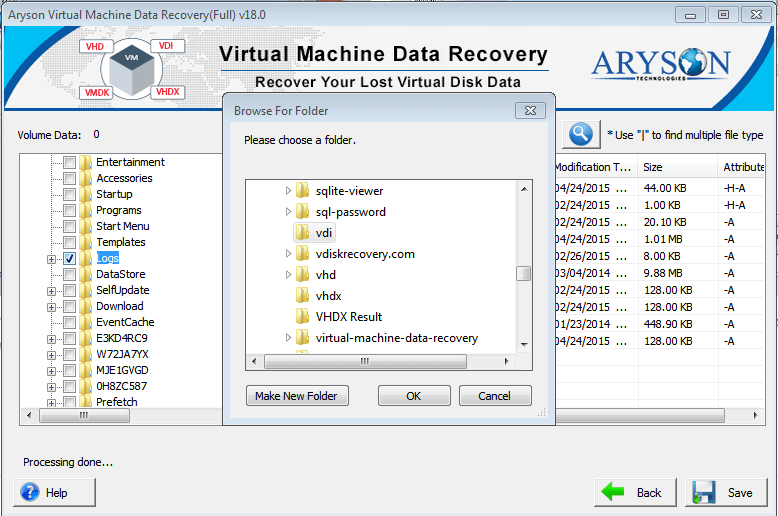 Virtual Machine Data Recovery