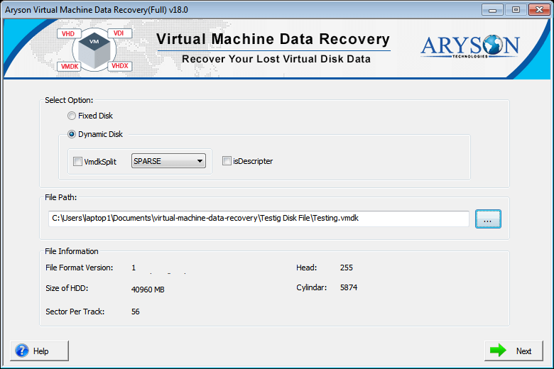 Virtual Machine Data Recovery