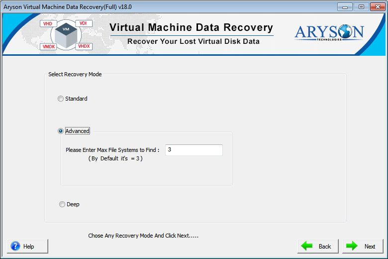 Virtual Machine Data Recovery