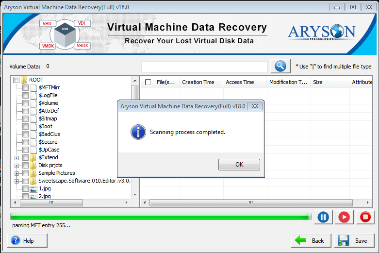 Virtual Machine Data Recovery