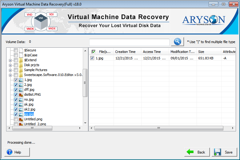 Virtual Machine Data Recovery