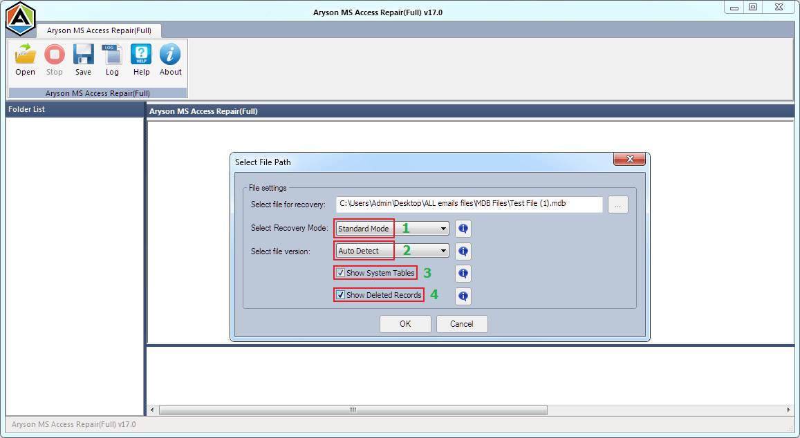 repair Access database