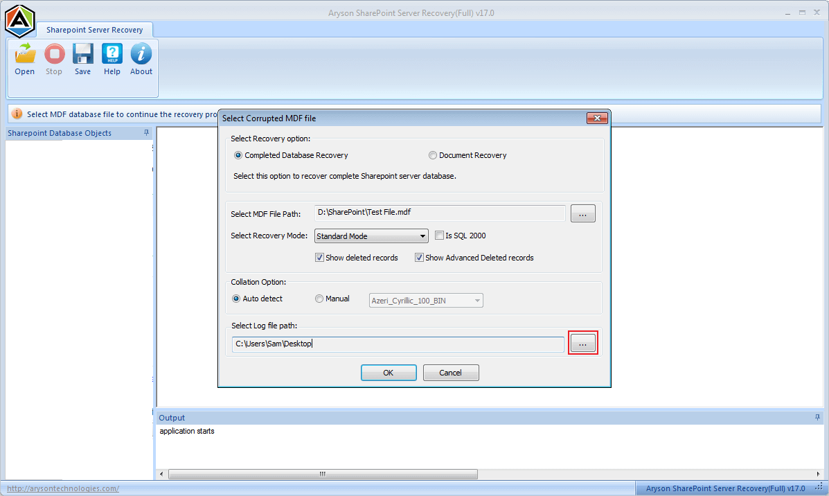 SharePoint Server Recovery