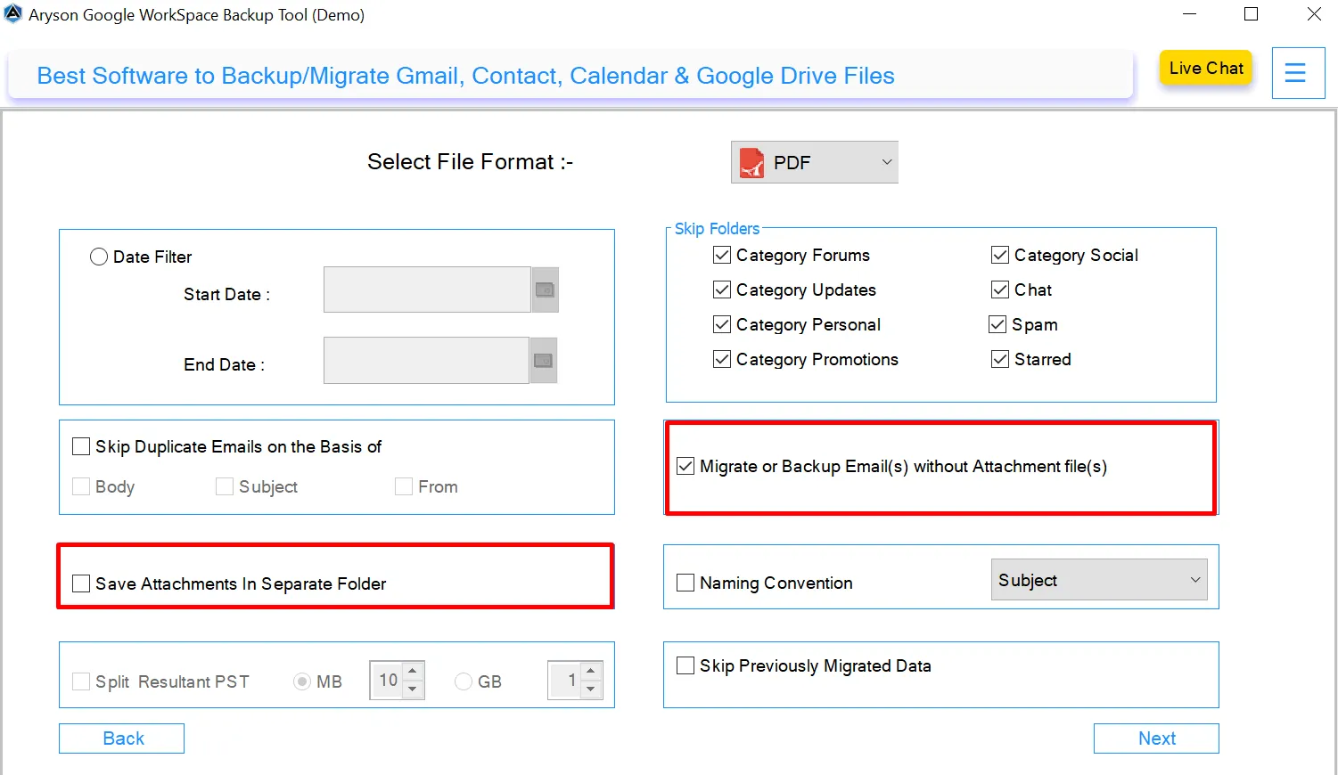 How to Use the Aryson Google Workspace Backup Tool Utility
