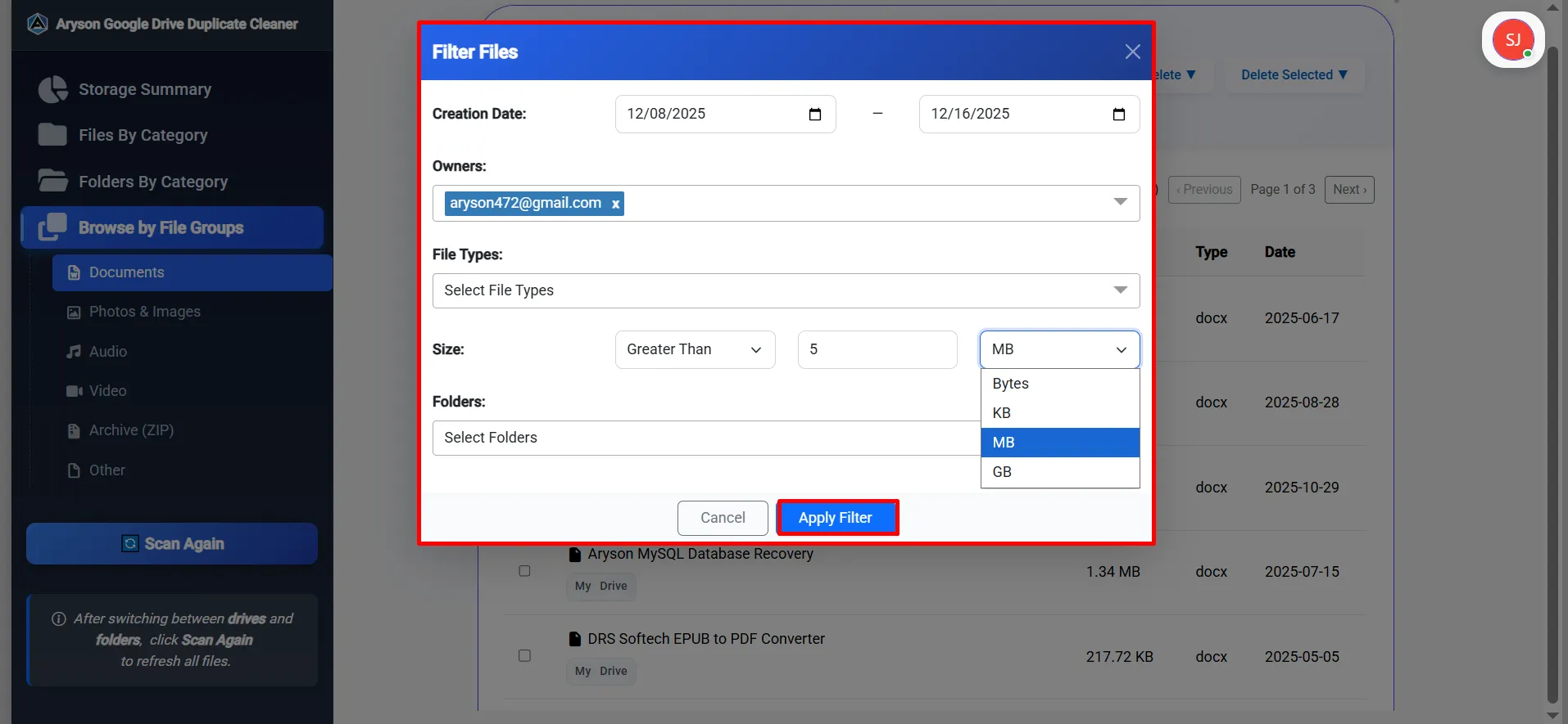 Get Complete Google Drive Storage Overview