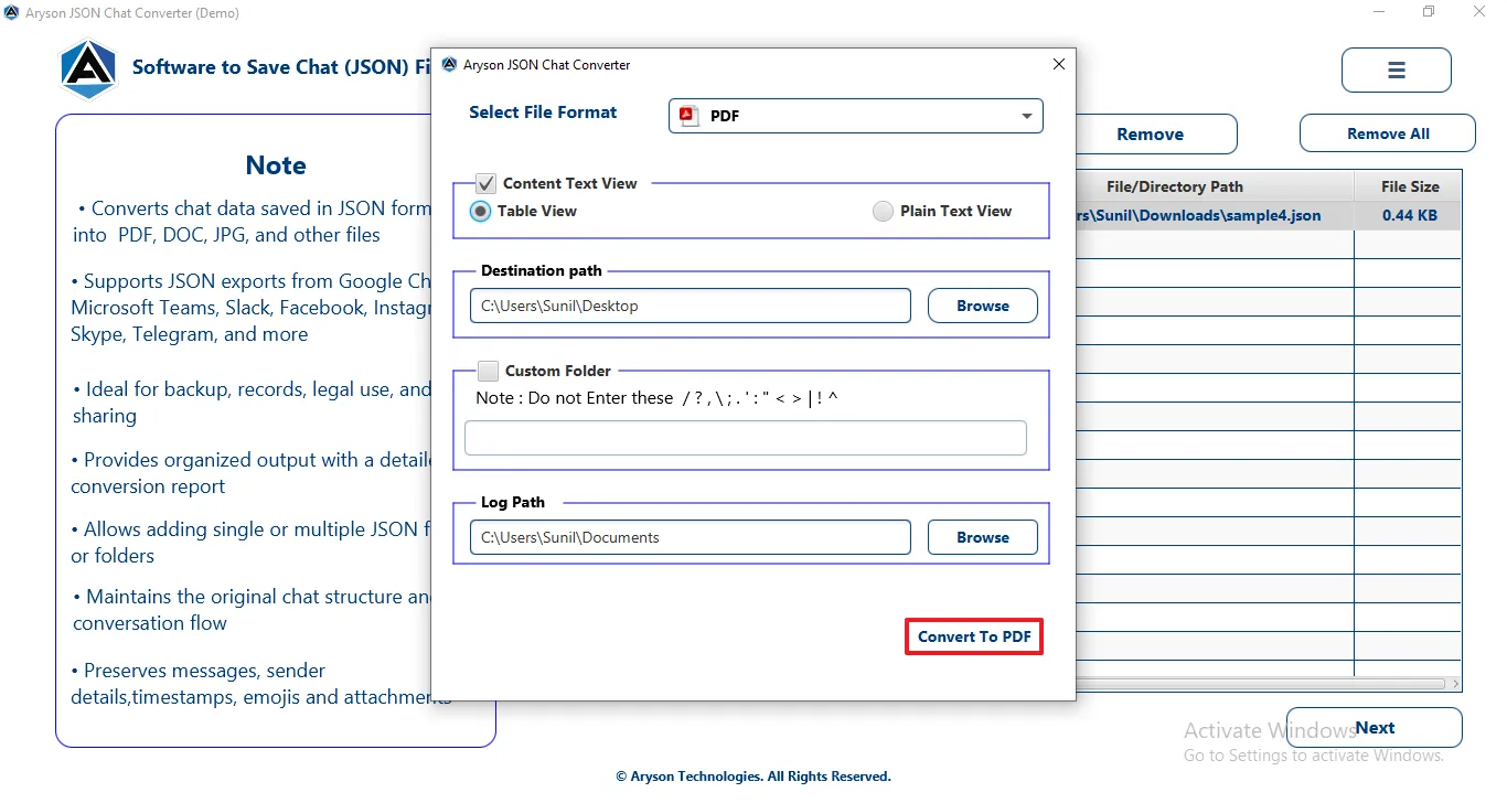 Screenshot