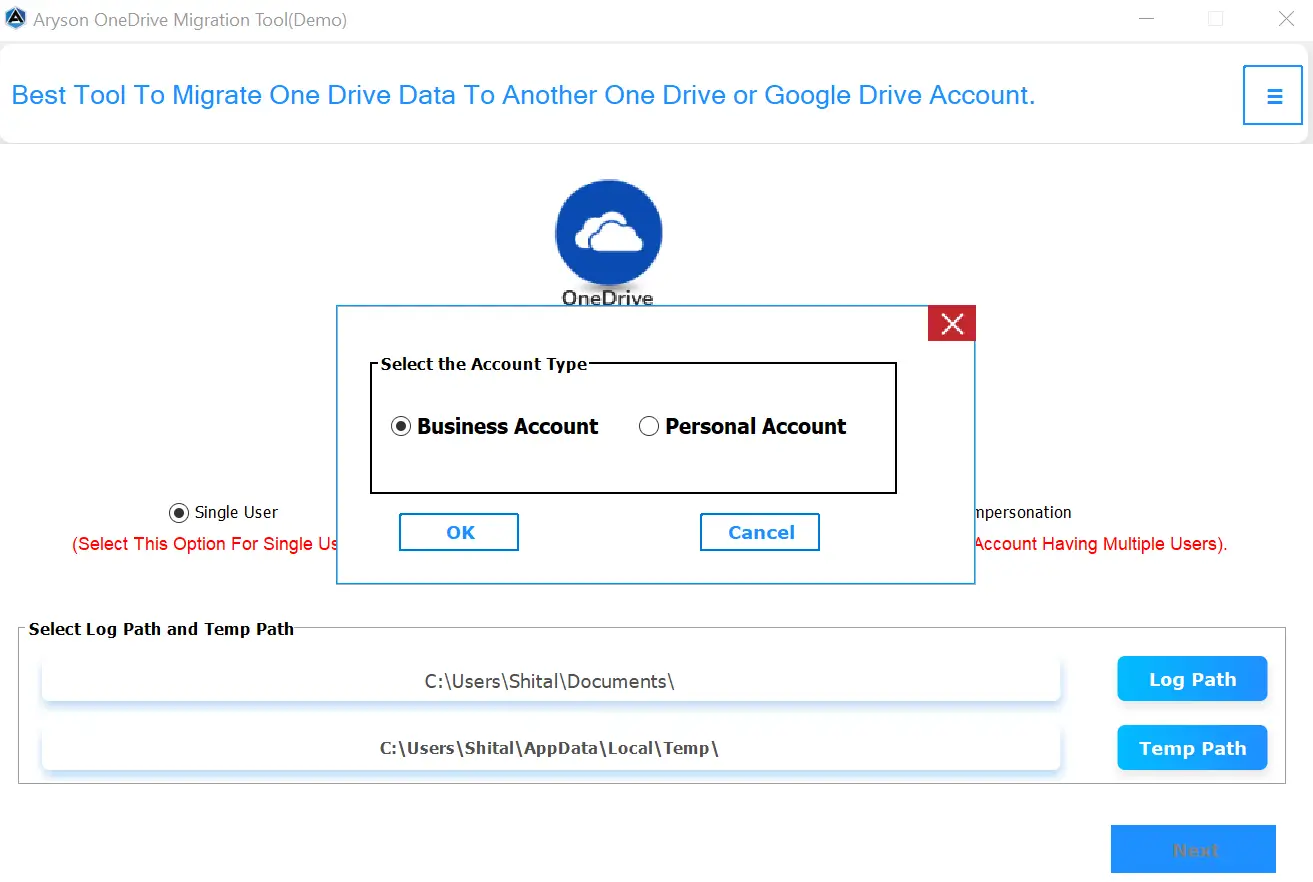 How to Use the Aryson OneDrive Migration Tool: Complete Guide