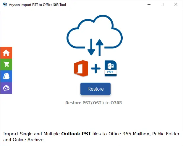 Import PST to Office 365 Tool