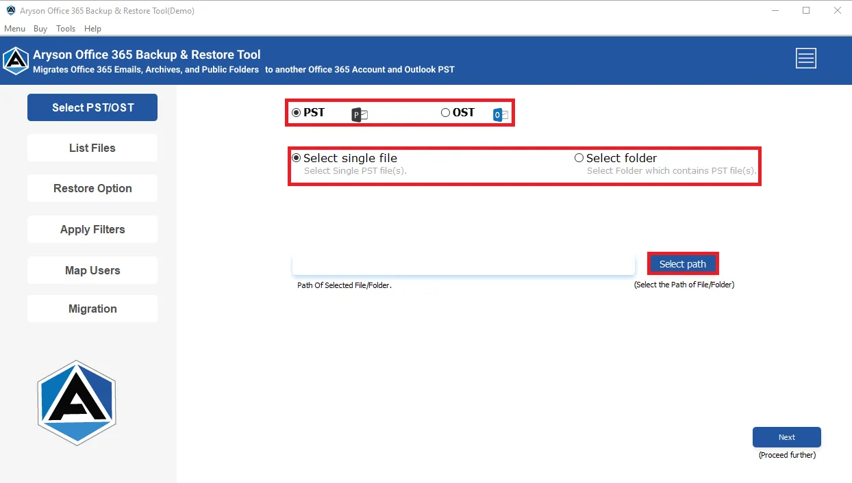 Import PST to Office 365 Tool