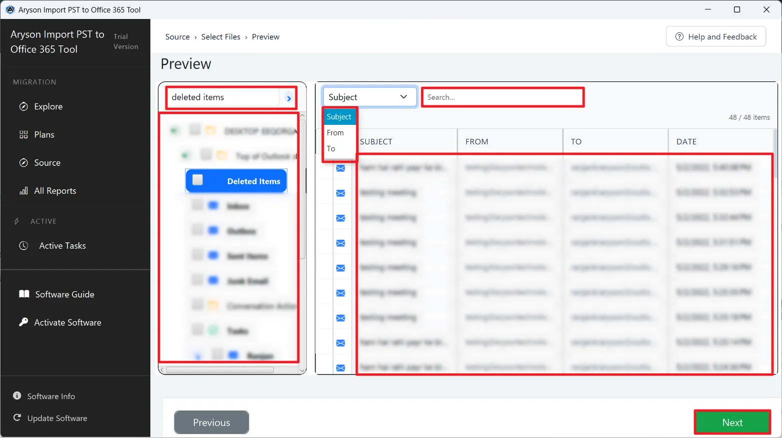 Import PST to Office 365 Tool