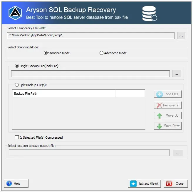 SQL Backup Recovery