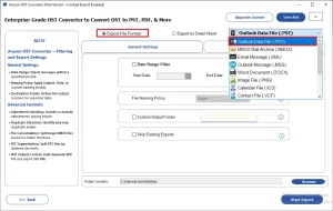 select PST as the output