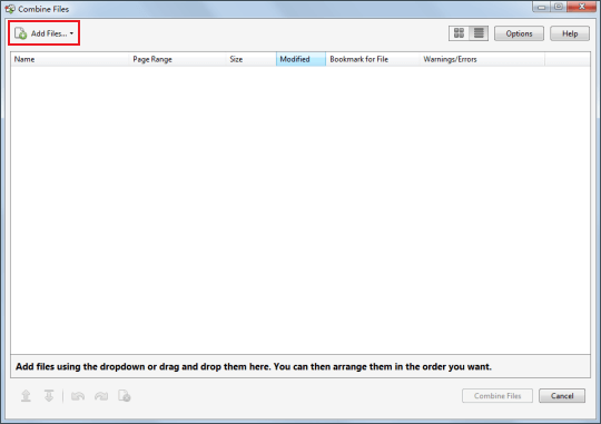 Select PDF File Documents