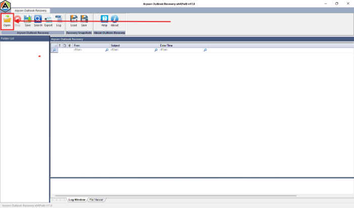 download and install the PST Recovery Tool