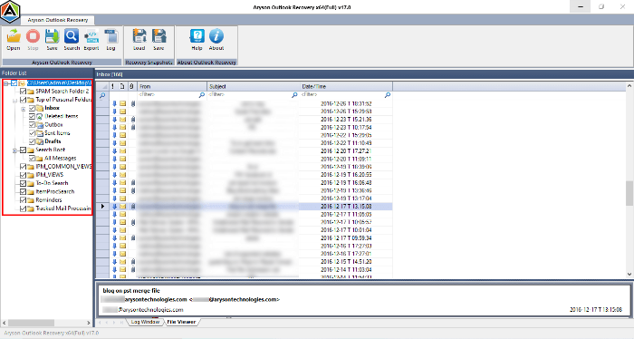 choose the individual folders