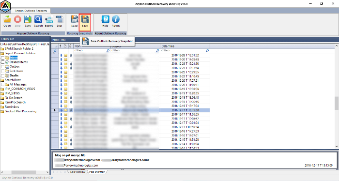 click Save to save the data