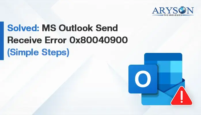 Fix Outlook Send Receive Error 0x80040900