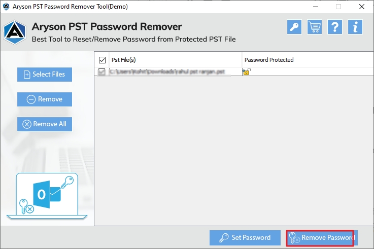 choose Remove Password