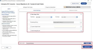 click Start Process